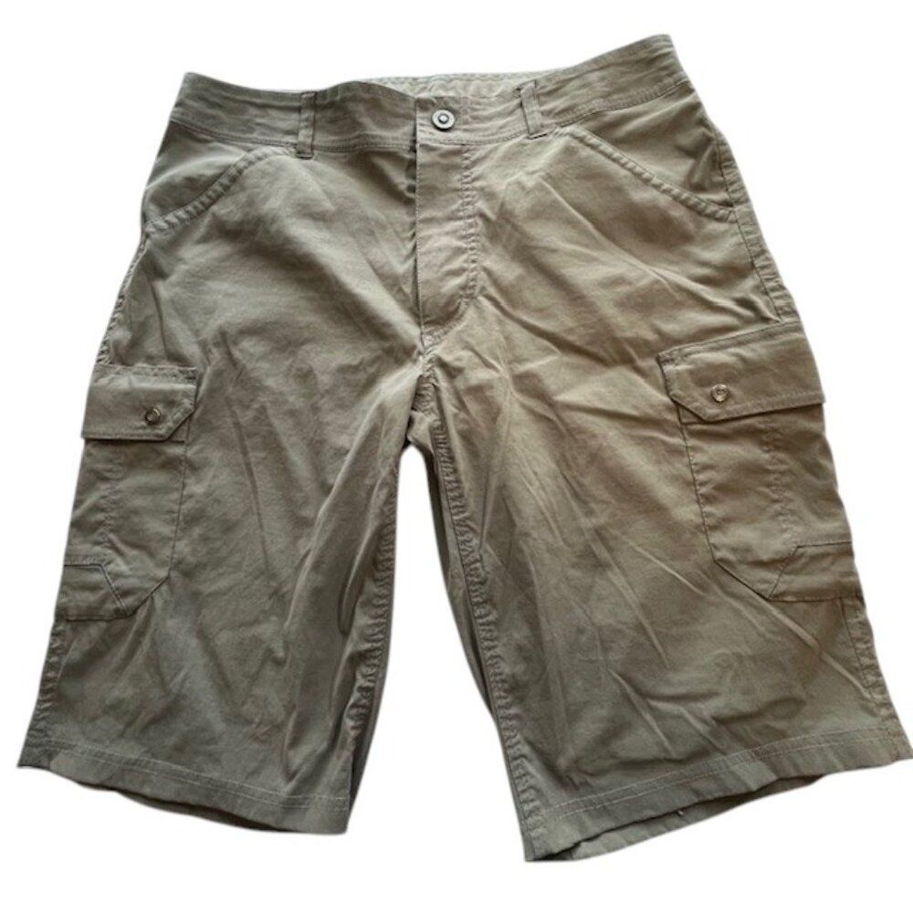 Kuhl Born in the Mountains Cargo Hiking Short, Khaki Green, Size 34